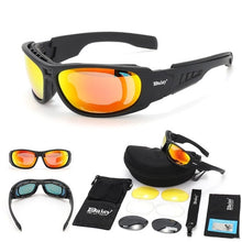 Carregar imagem no visualizador da galeria, Óculos Para Motociclista Com Adaptação Para Lentes de Grau Dia e Noite | 4 Lentes