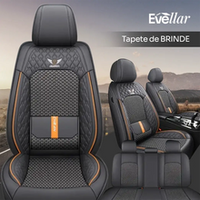 Carregar imagem no visualizador da galeria, Kit Capa Banco de Carro Completo em Couro Legítimo Italian + BRINDE: Kit Tapete Completo