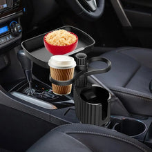 Carregar imagem no visualizador da galeria, Suporte de Copo com Bandeja Ajustável para Carro