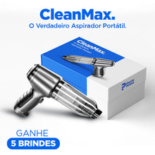 Carregar imagem no visualizador da galeria, Aspirador de Pó Portátil CleanMax + 5 BRINDES EXCLUSIVOS
