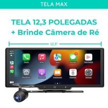Carregar imagem no visualizador da galeria, WyzeAuto - Multimídia portátil com Câmera Frontal + BRINDE Câmera de Ré
