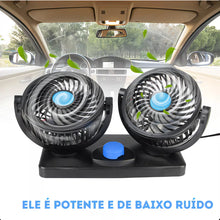 Carregar imagem no visualizador da galeria, COMPRE 1 LEVE 2 Ventilador Duplo para Carros - AirDuo®️
