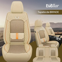 Carregar imagem no visualizador da galeria, Kit Capa Banco de Carro Completo em Couro Legítimo Italian + BRINDE: Kit Tapete Completo
