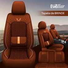 Carregar imagem no visualizador da galeria, Kit Capa Banco de Carro Completo em Couro Legítimo Italian + BRINDE: Kit Tapete Completo

