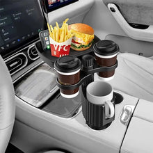 Carregar imagem no visualizador da galeria, Suporte de Copo com Bandeja Ajustável para Carro
