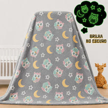 Carregar imagem no visualizador da galeria, Manta Mágica Kids™ - Brilha no Escuro (Antialérgica)
