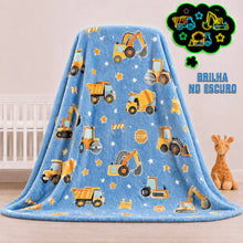 Carregar imagem no visualizador da galeria, Manta Mágica Kids™ - Brilha no Escuro (Antialérgica)
