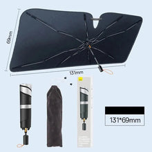 Carregar imagem no visualizador da galeria, Protetor Solar Automotivo Retrátil para Para-brisas - AutoGuard
